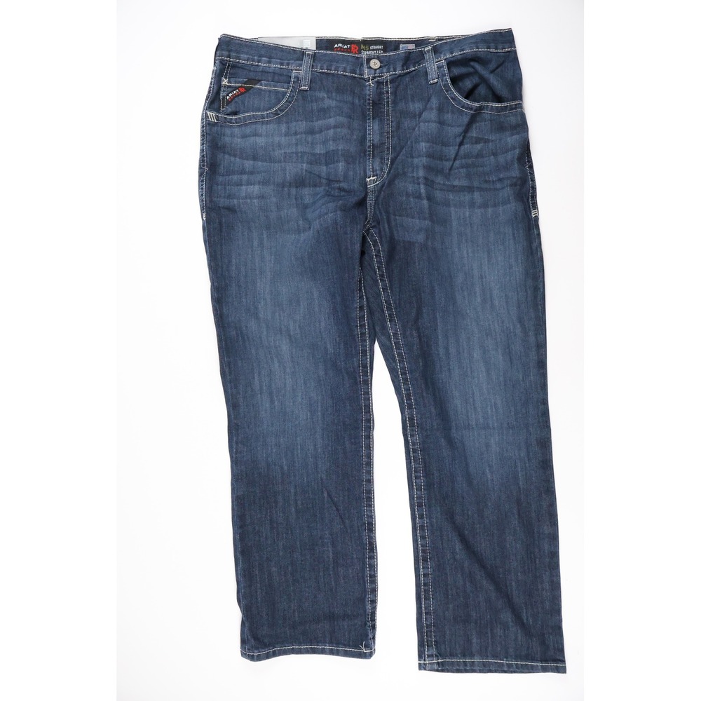 Ariat Work Jeans M5 Straight Leg Blue Solid 40x30 DuraStretch NWT